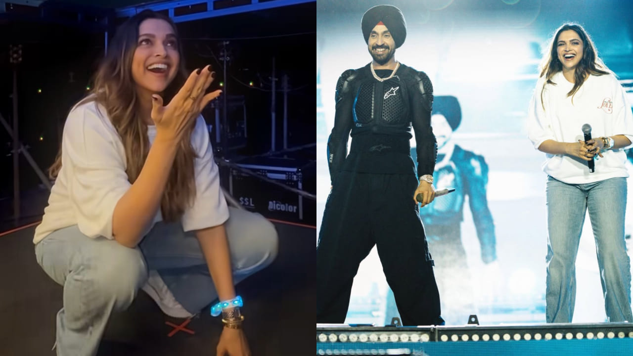 Deepika Padukone dances the night away at Diljit Dosanjh’s concert in t-shirt & jeans