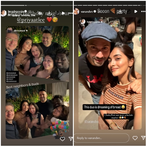 Pic Courtesy: Pooja Hegde, Varun Dhawan Instagram