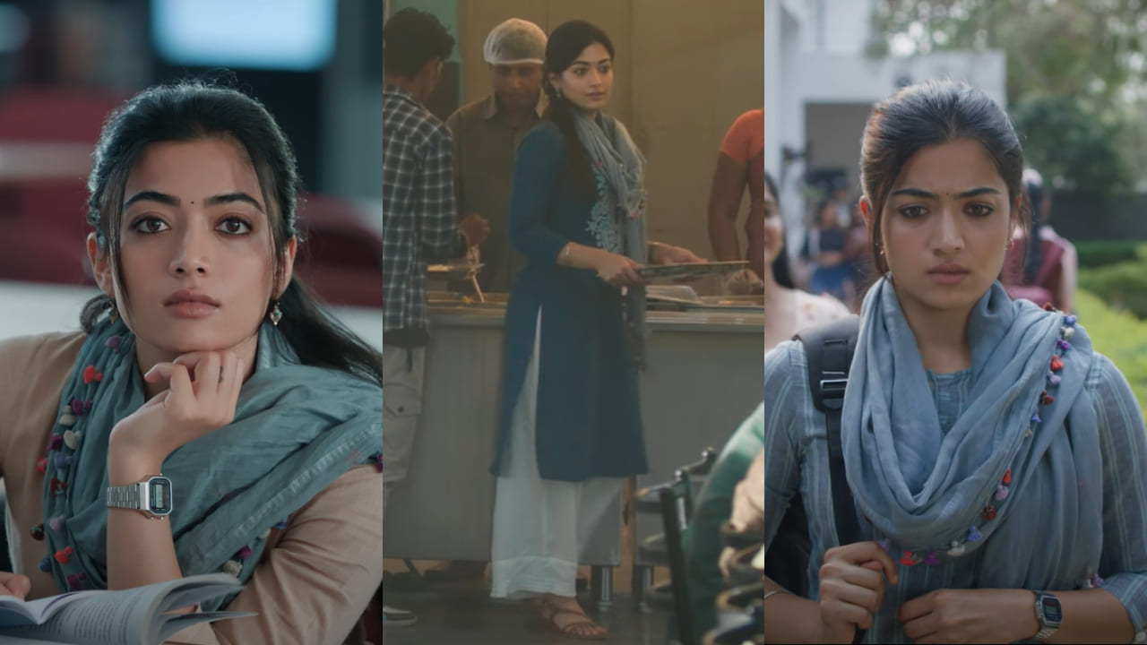 Rashmika Mandanna's looks in The Girlfriend teaser remind us of Geetha Govindam and Dear Comrade; check out the outfits