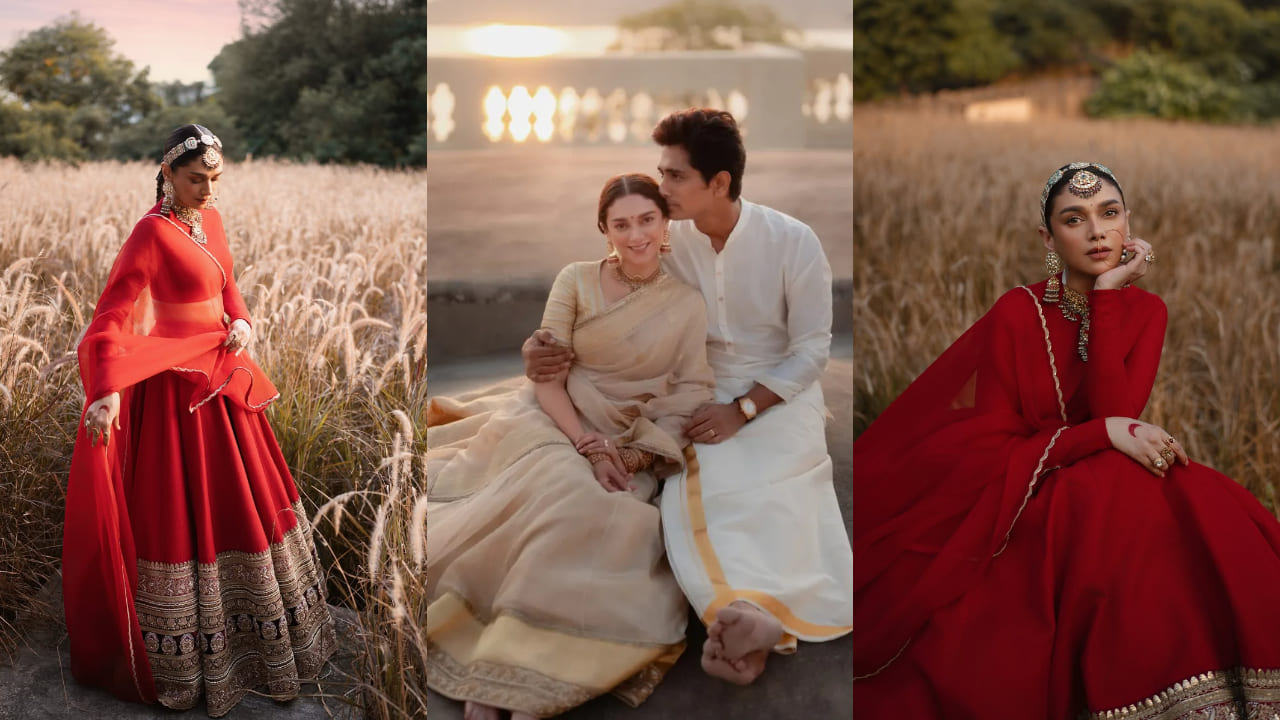  Bollywood celebrity’s best wedding looks of 2024: From Aditi Rao Hydari in red lehenga to Sobhita Dhulipala in Kanjivaram saree