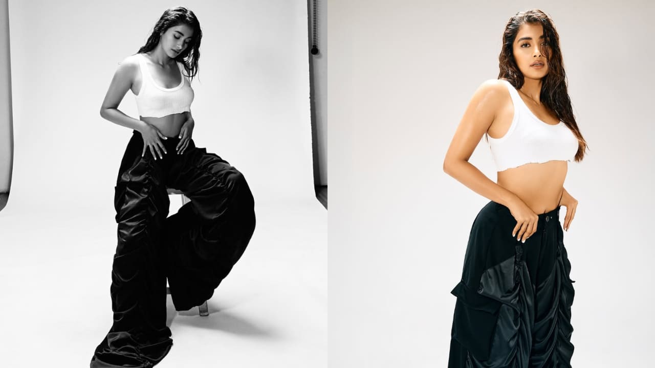 Pooja Hegde in crop top 