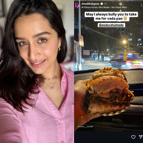 Shraddha Kapoor ‘bullying’ rumoured BF Rahul Mody for Vada Pao is like true mumbaikar girlfriend; see PIC