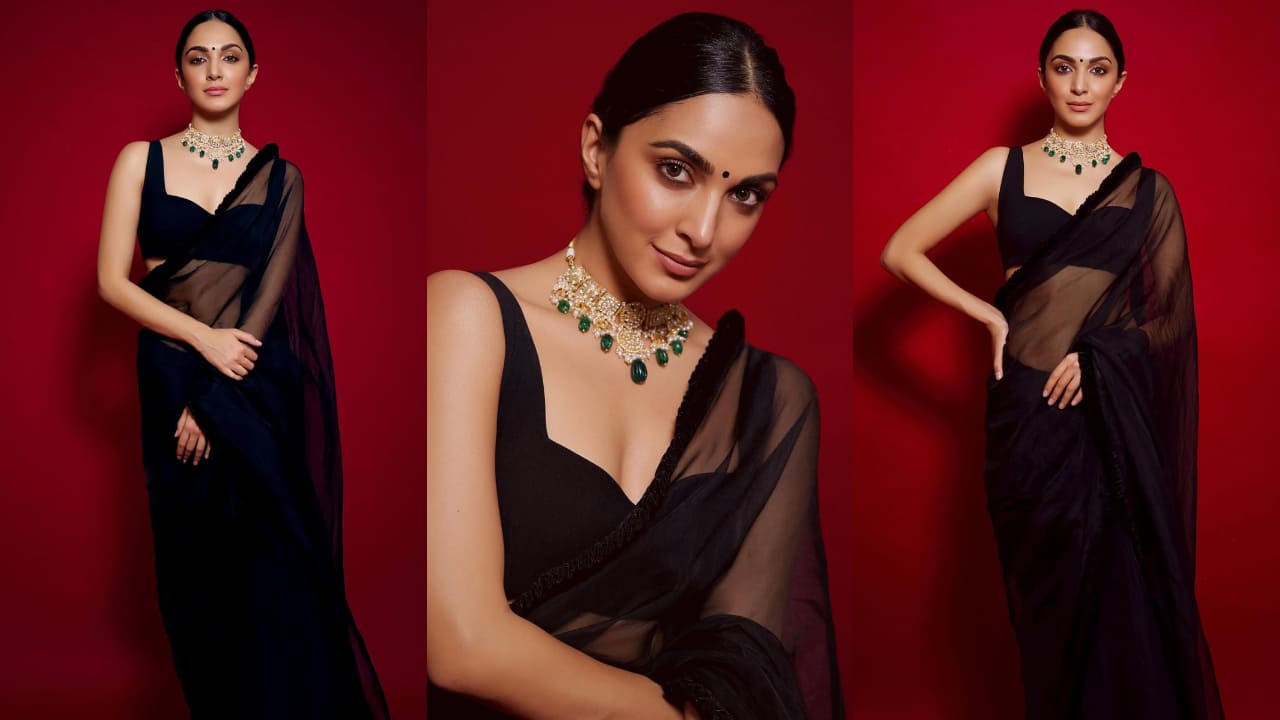 Fashion Face-Off: Rashmika Mandanna vs Kiara Advani; who pulled off the black sheer saree better?