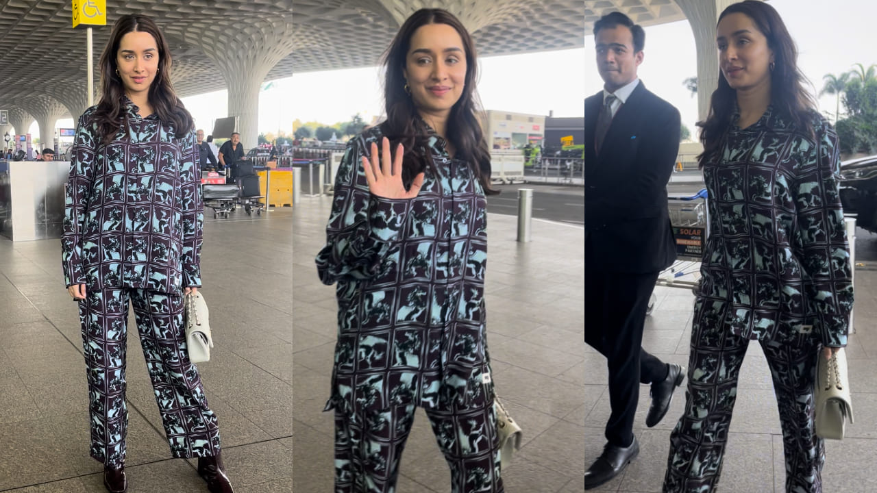 Shraddha Kapoor in printed co-ord set 