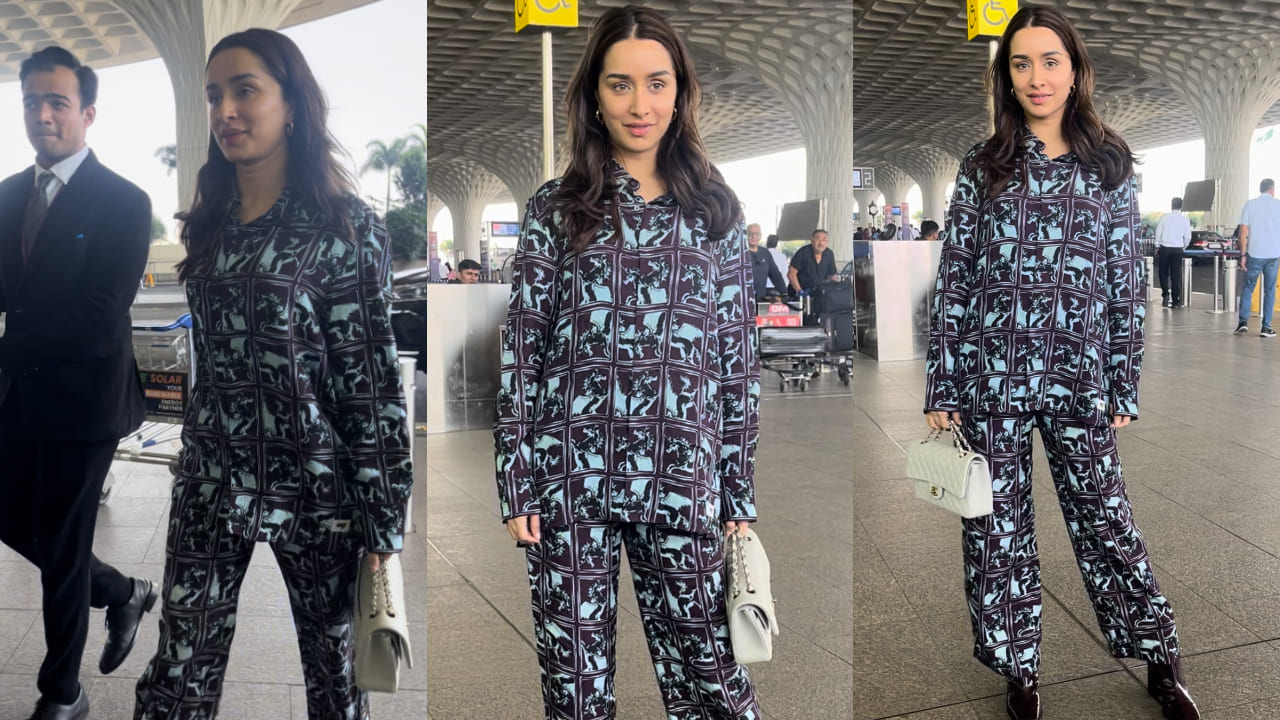 Shraddha Kapoor in printed co-ord set 