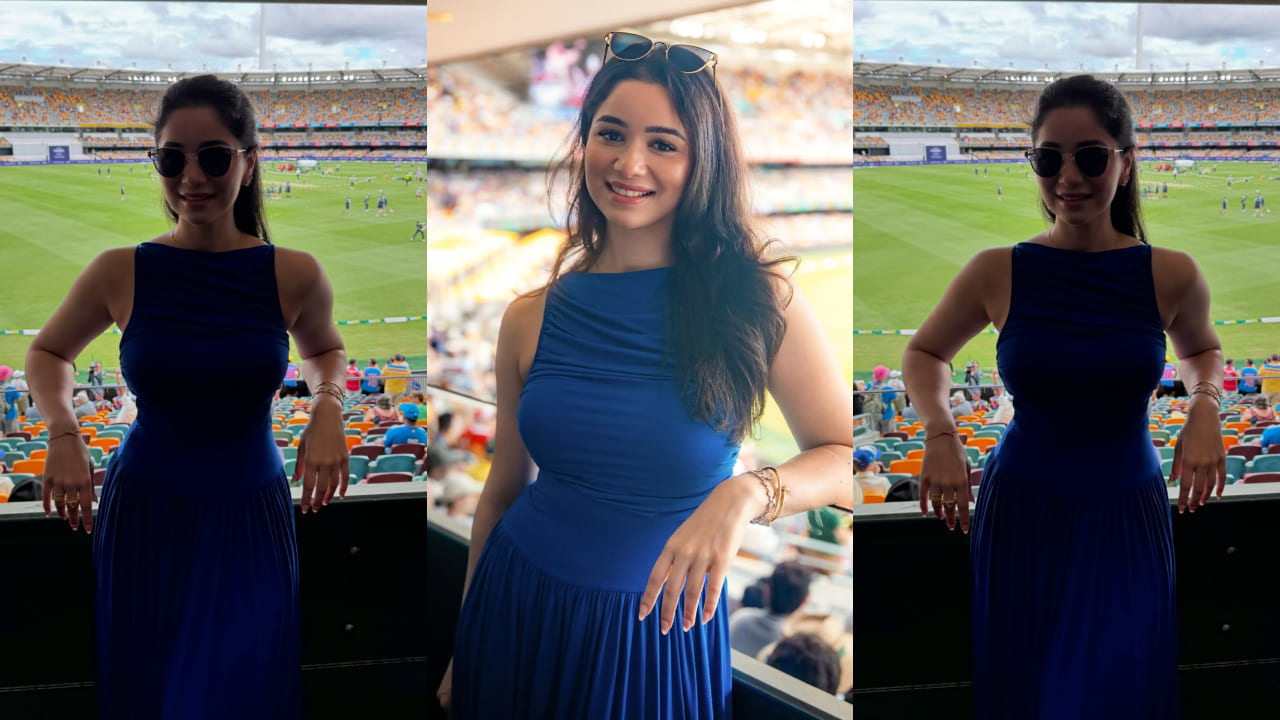 Sara Tendulkar declares blue as the color of the season with her stylish maxi dress, serving major style goals