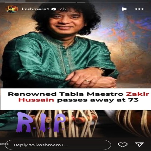 Zakir Hussain's death