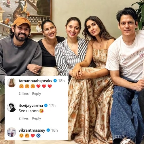 Vijay Varma, Tamannaah Bhatia host Vikrant Massey and his wife Sheetal for fun Christmas get-together; PICS are already giving us holiday vibes