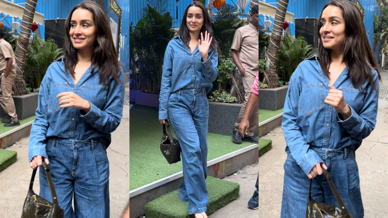 Shraddha Kapoor has us feeling cozy and cool in her denim-on-denim look