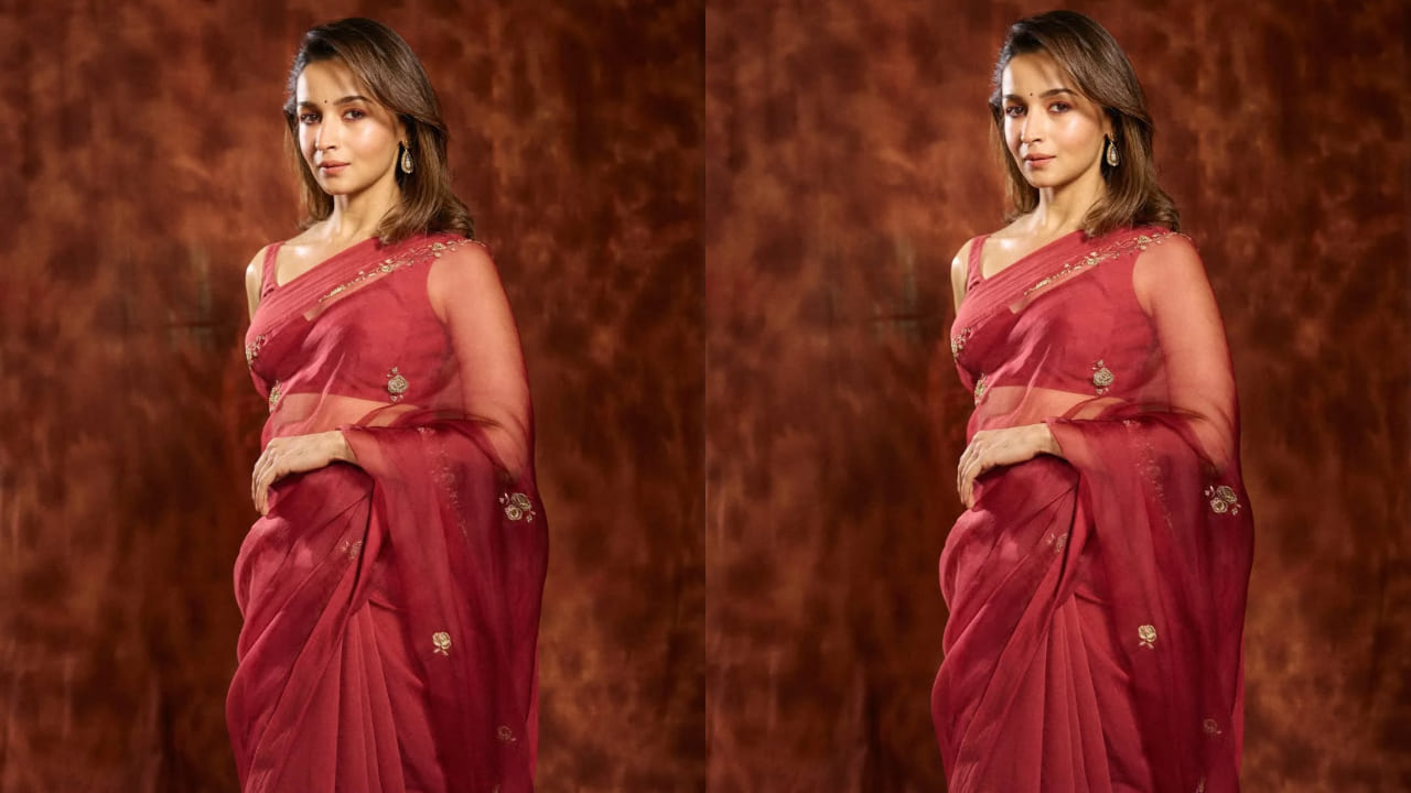 Alia Bhatt aces the art of styling red sarees: Which of the two outfits is your favorite?