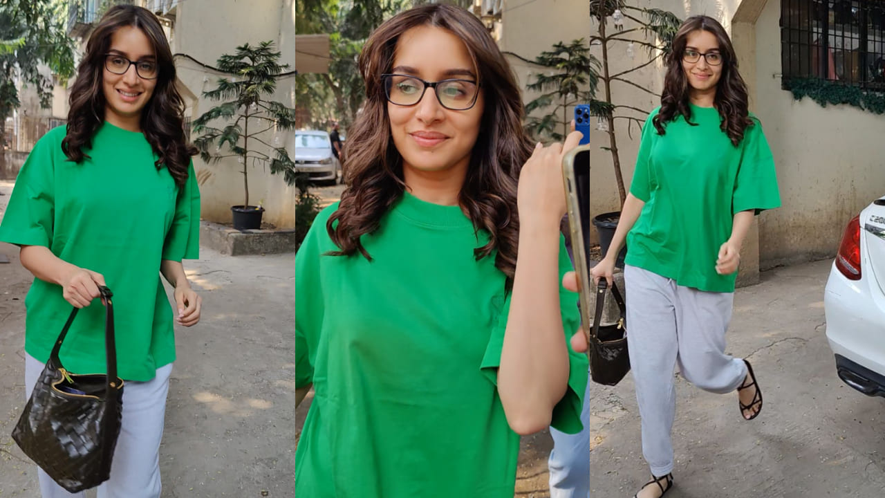 Shraddha Kapoor and Disha Patani were spotted in the city dressed in casual grey track pants. 