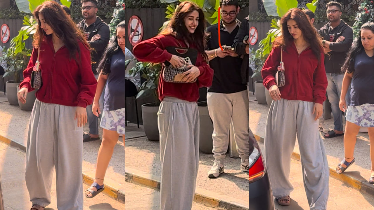 Shraddha Kapoor and Disha Patani were spotted in the city dressed in casual grey track pants. 