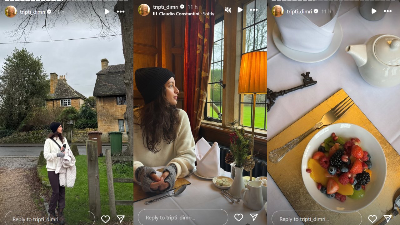 Are Triptii Dimri and rumored beau Sam Merchant enjoying a vacation in Cotswolds together? See these glimpses