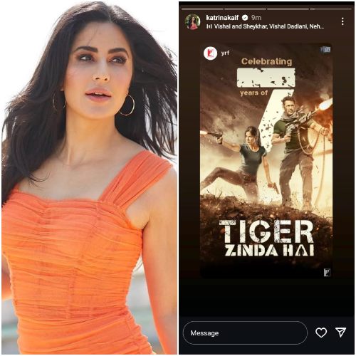 7 Years of Tiger Zinda Hai: Katrina Kaif is all hearts as her spy film with Salman Khan touches major milestone