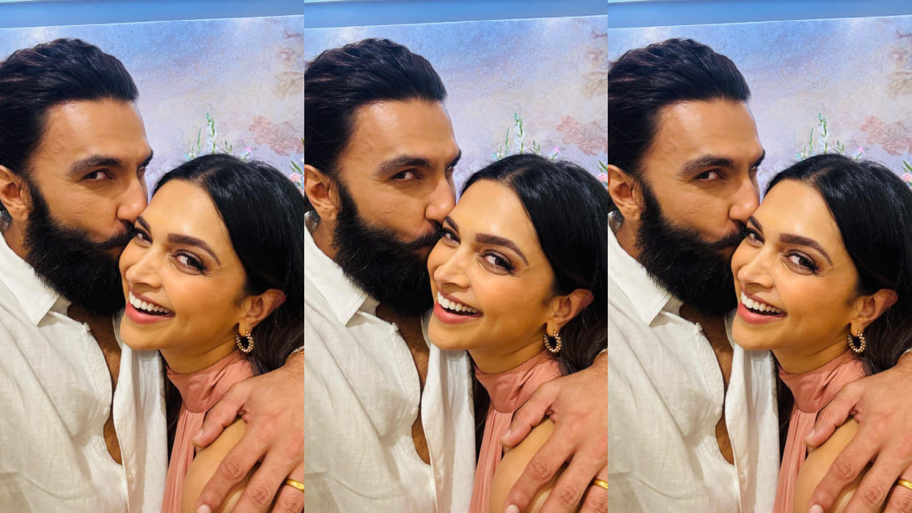 Deepika Padukone flaunts post-pregnancy glow in custom Gauri & Nainika dress, shares special moment with Ranveer Singh 