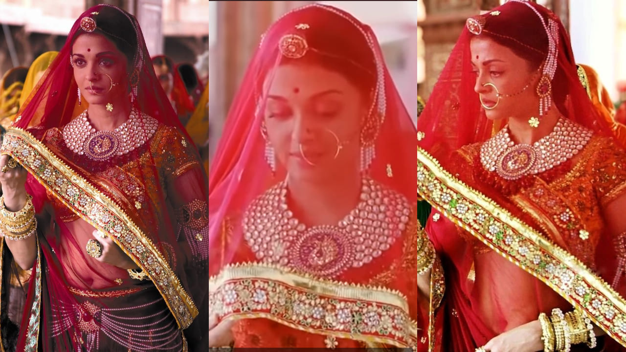 Aishwarya Rai’s iconic wedding lehenga from Jodha Akbar to be displayed at Academy Museum.