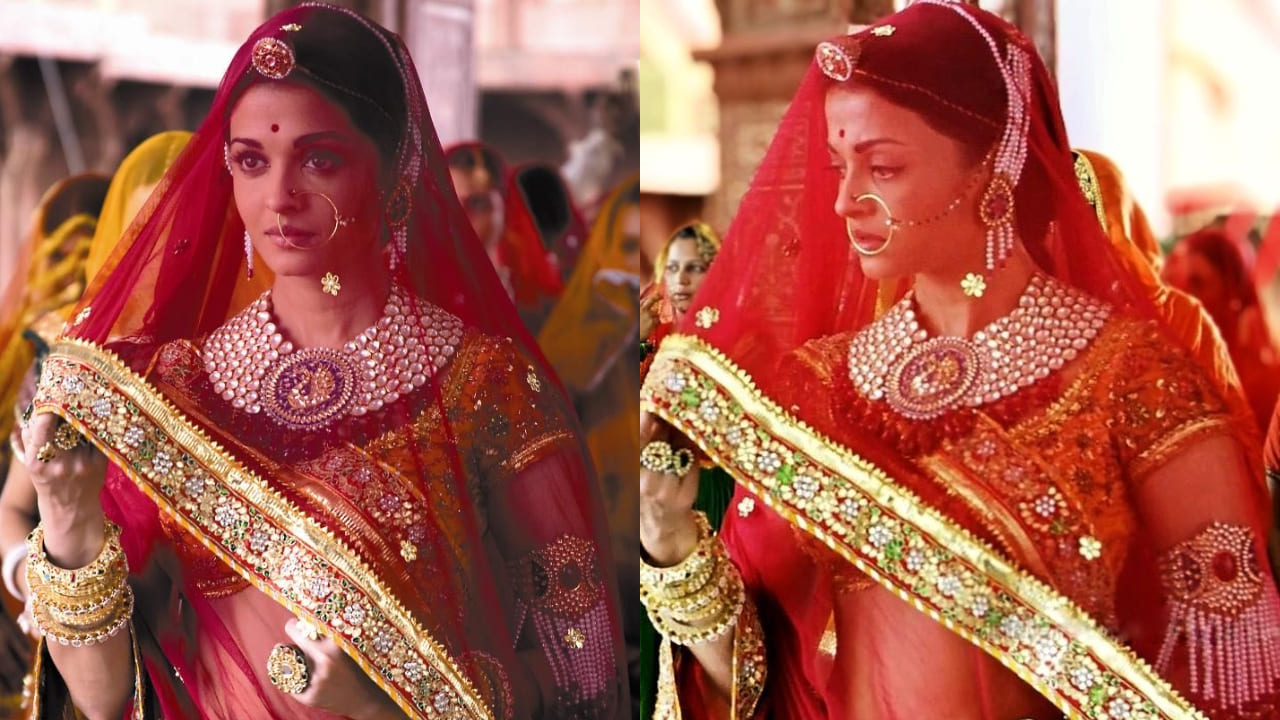 Aishwarya Rai’s iconic wedding lehenga from Jodha Akbar to be displayed at Academy Museum. 