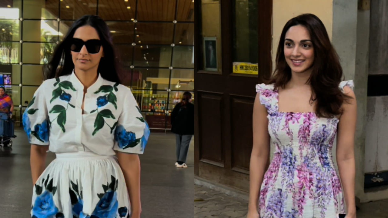 Sonam Kapoor in shirt-skirt and Kiara Advani in maxi dress is the floral freshness your wardrobe needs