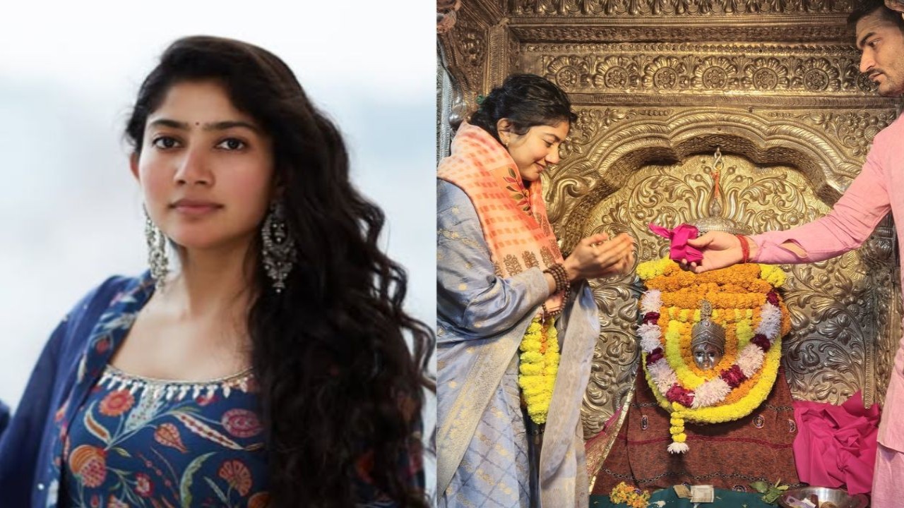 PHOTOS: Sai Pallavi embarks on spiritual trip as she visits Annapurna Temple in Varanasi 