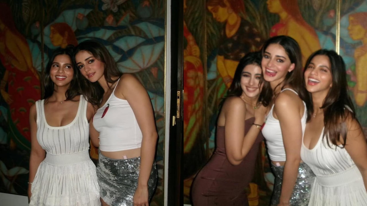 BFFs Ananya Panday, Suhana Khan, and Navya Nanda are the awesome threesome serving major fashion goals with their HOT party outfits