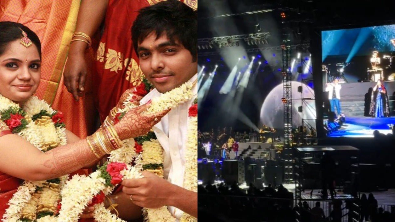 GV Prakash and ex-wife Saindhavi bring fans to tears as they perform on Dhanush's Pirai Thedum; WATCH