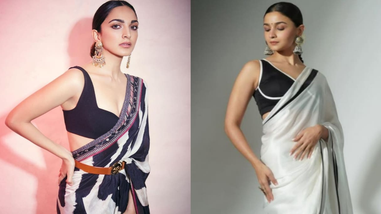 7 formal sarees for interviews sported by Alia, Kiara & more that say ‘you’re hired’