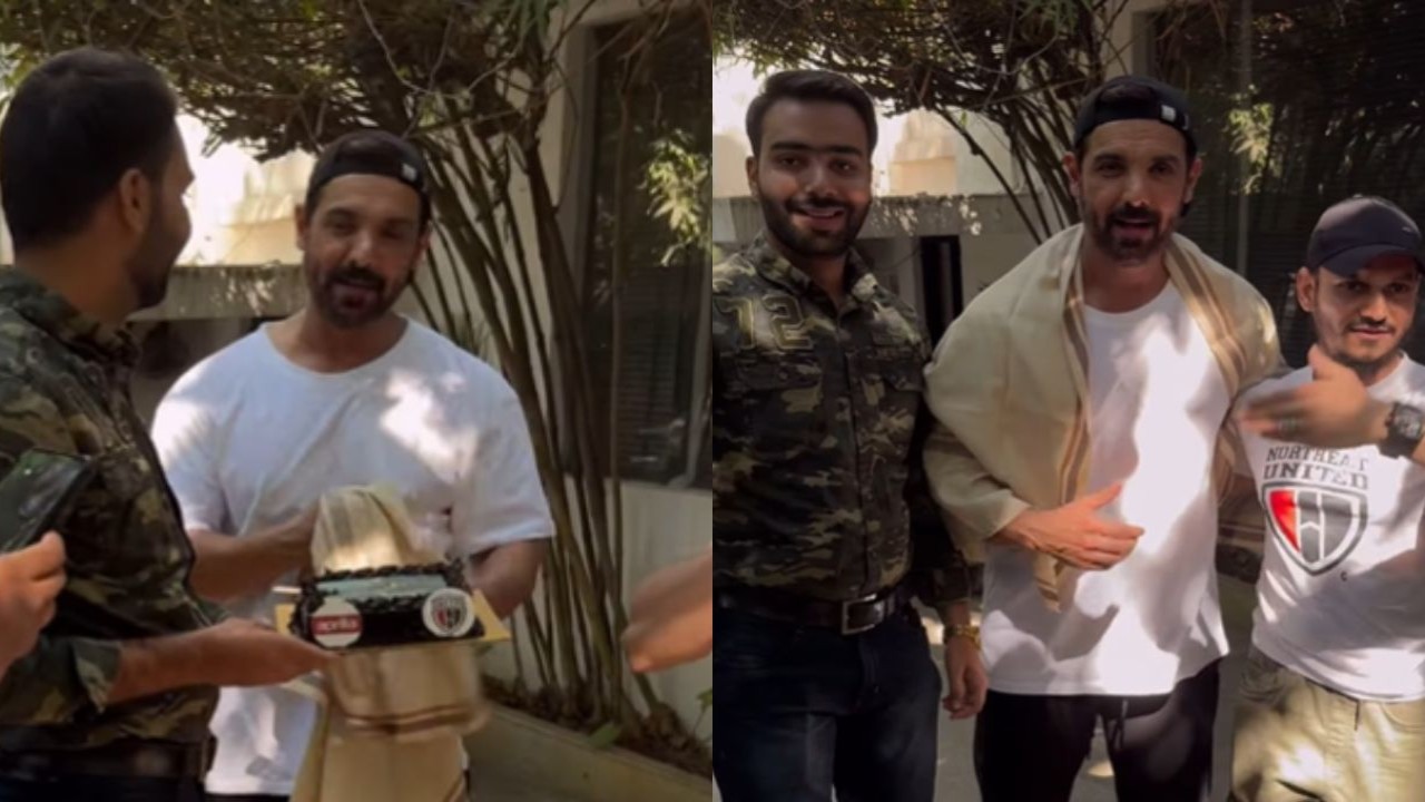 John Abraham proves why he’s everyone’s favorite as actor celebrates birthday with fans; VIRAL VIDEO