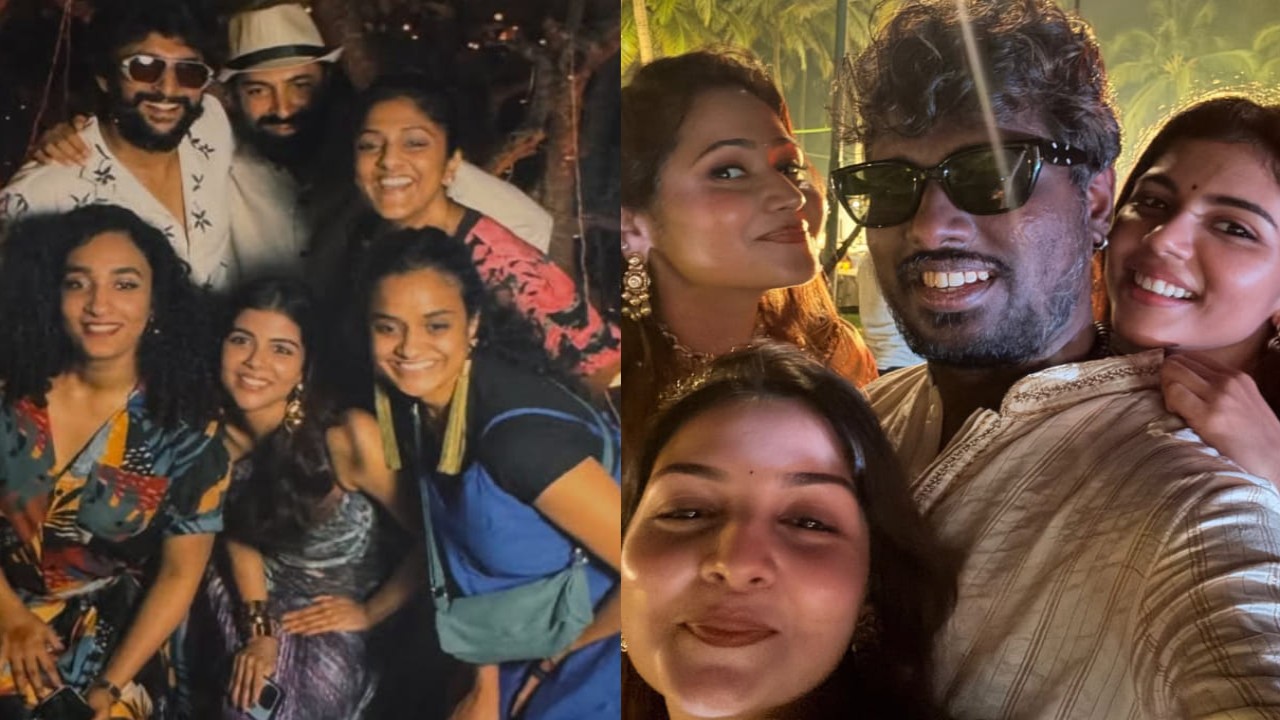 INSIDE PICS: Kalyani Priyadarshan posts star-studded series of moments from Keerthy Suresh’s wedding ft Nani, Atlee and more