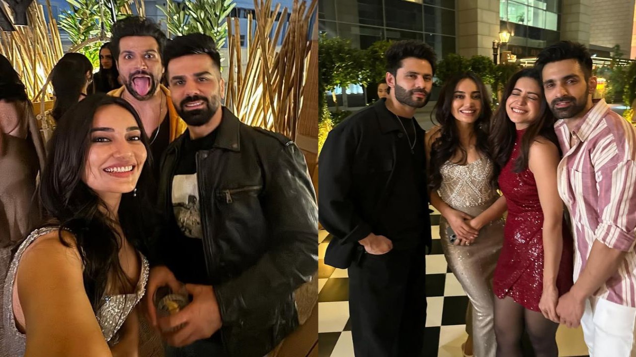 Surbhi Jyoti shares 'blurry but best' PICS with husband Sumit Suri and BFFs Asha Negi, Rithvikk Dhanjani and more; fans react