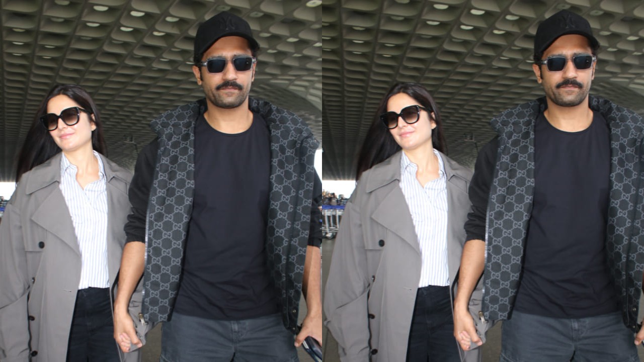 Katrina Kaif blends casual and formal with trench coat and shirt-jeans combo at airport 