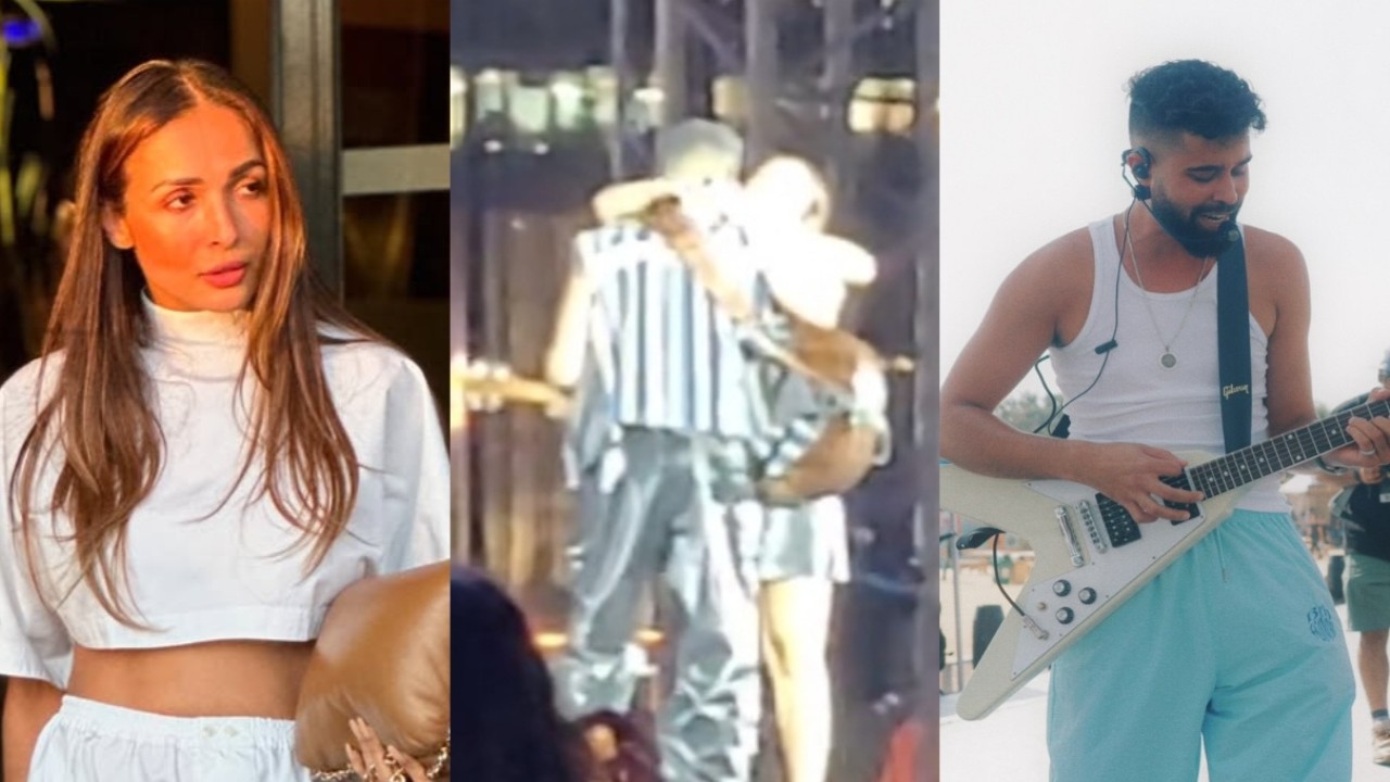 After Diljit Dosanjh x Deepika Padukone’s collab, fans get treated to AP Dhillon x Malaika Arora’s camaraderie at Mumbai concert; don’t miss their hug