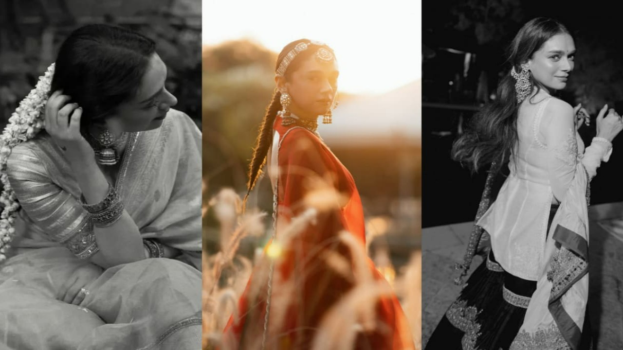 Aditi Rao Hydari's 4 ever-so-effortless wedding looks; spotlight-stealing Sabyasachi le...