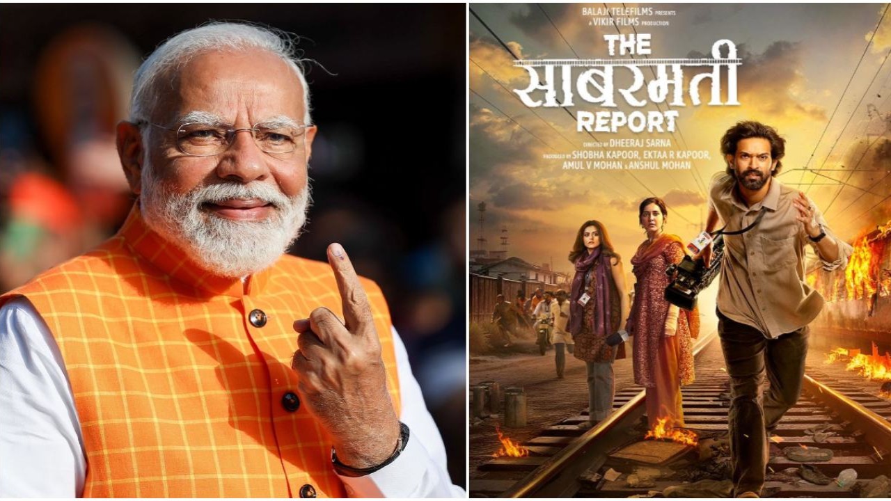 Pic Courtesy: Narendra Modi Instagram and The Sabarmati Report IMDb