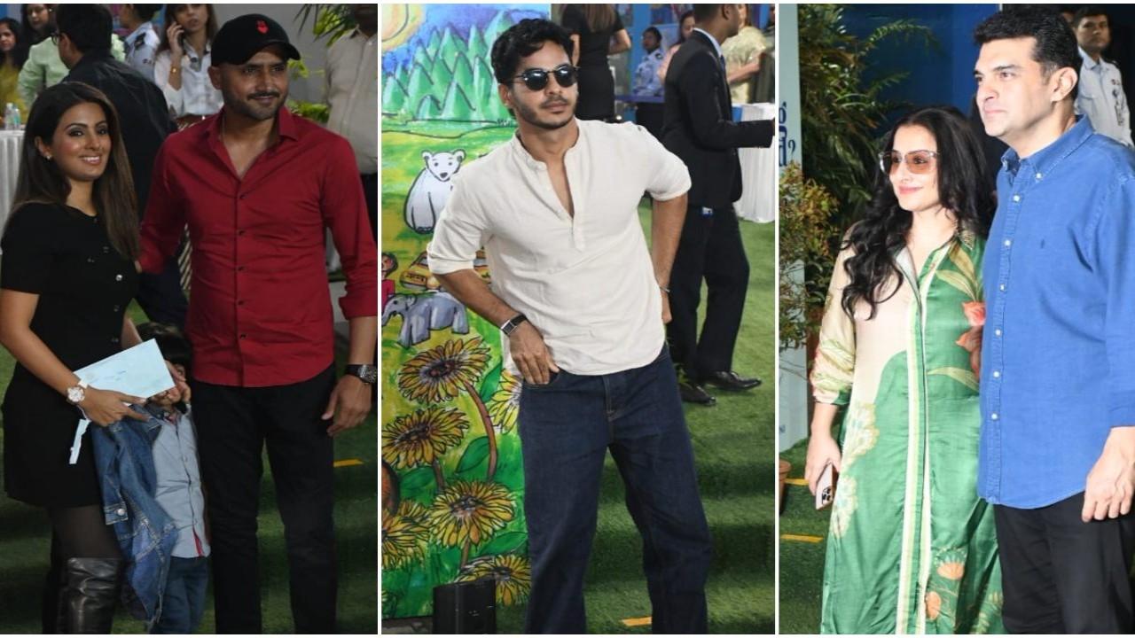 Vidya Balan-Siddharth Roy Kapur, Harbhajan Singh-Geeta Basra, Ishaan Khatter and more turn heads on 2nd day of DAIS' annual function