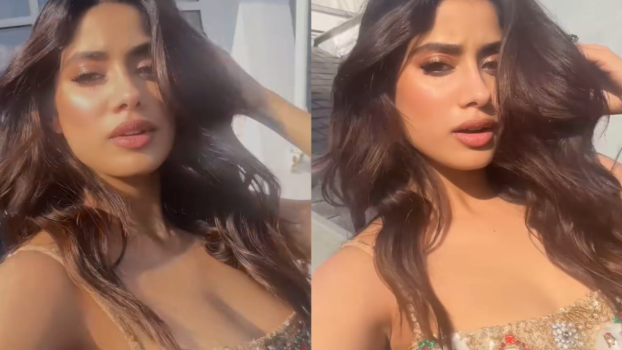 Janhvi Kapoor in sun-kissed make-up