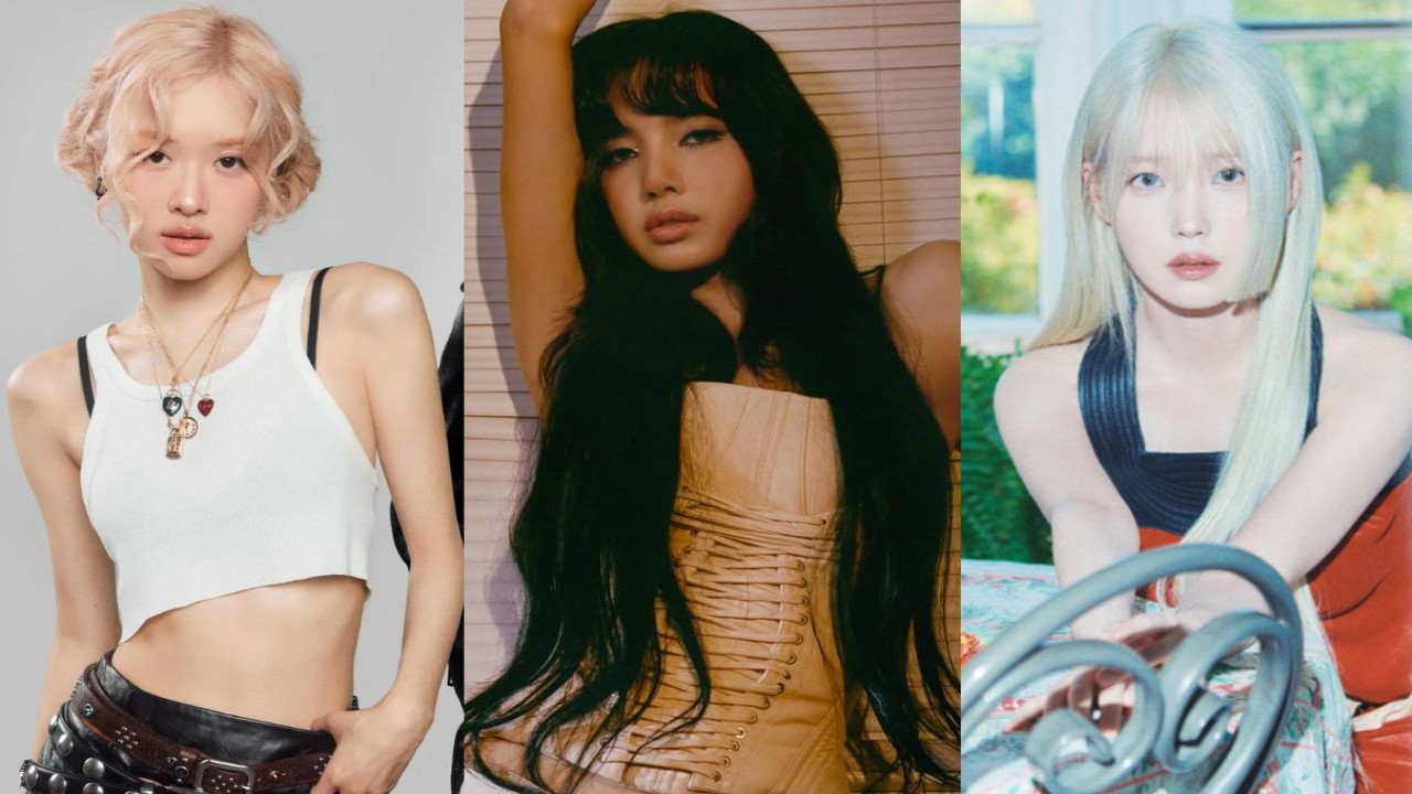 Rosé, Lisa, IU: images from THE BLACK LABEL, LLOUD, EDAM Ent