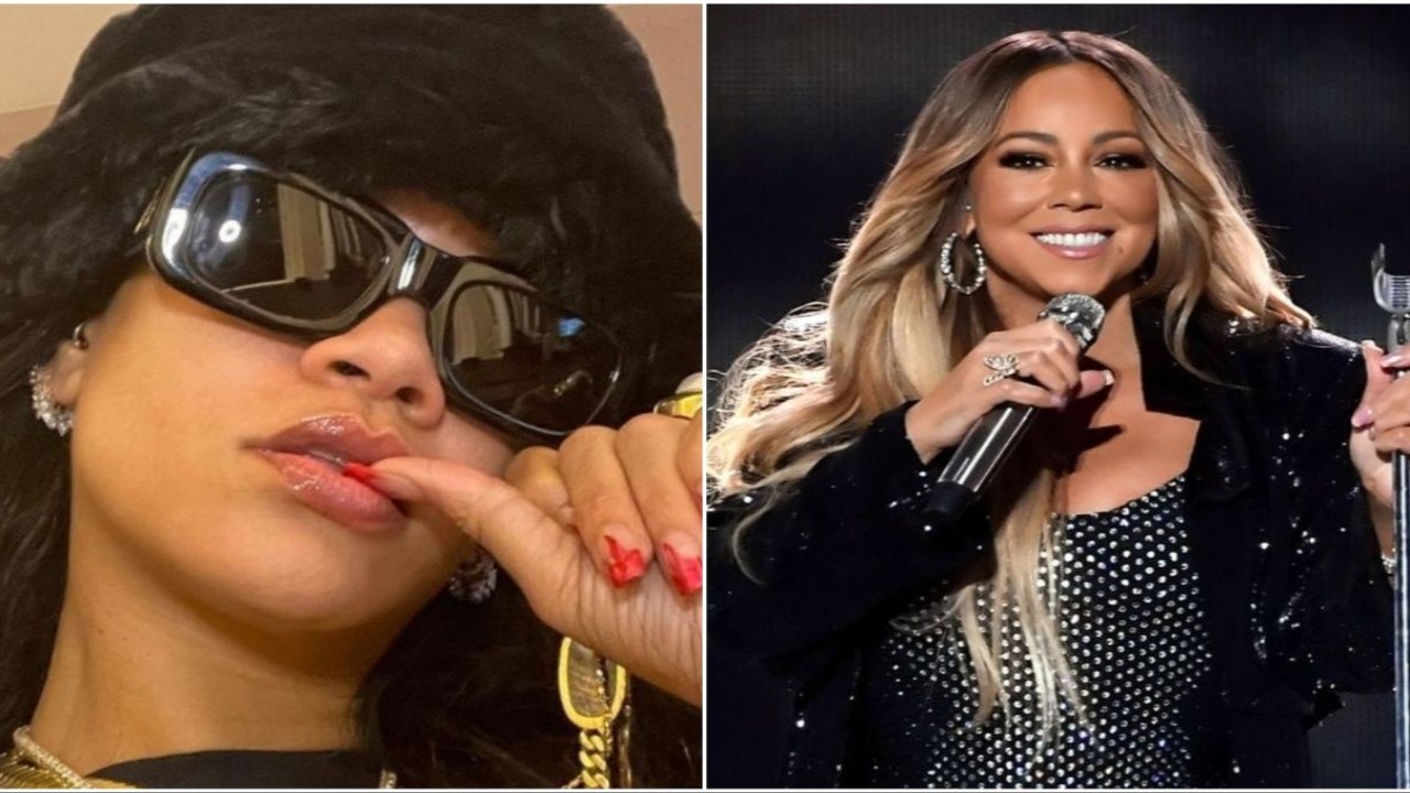 Mariah Carey Gives Autograph On Rihanna’s Chest In ‘Epic’ Moment At ...