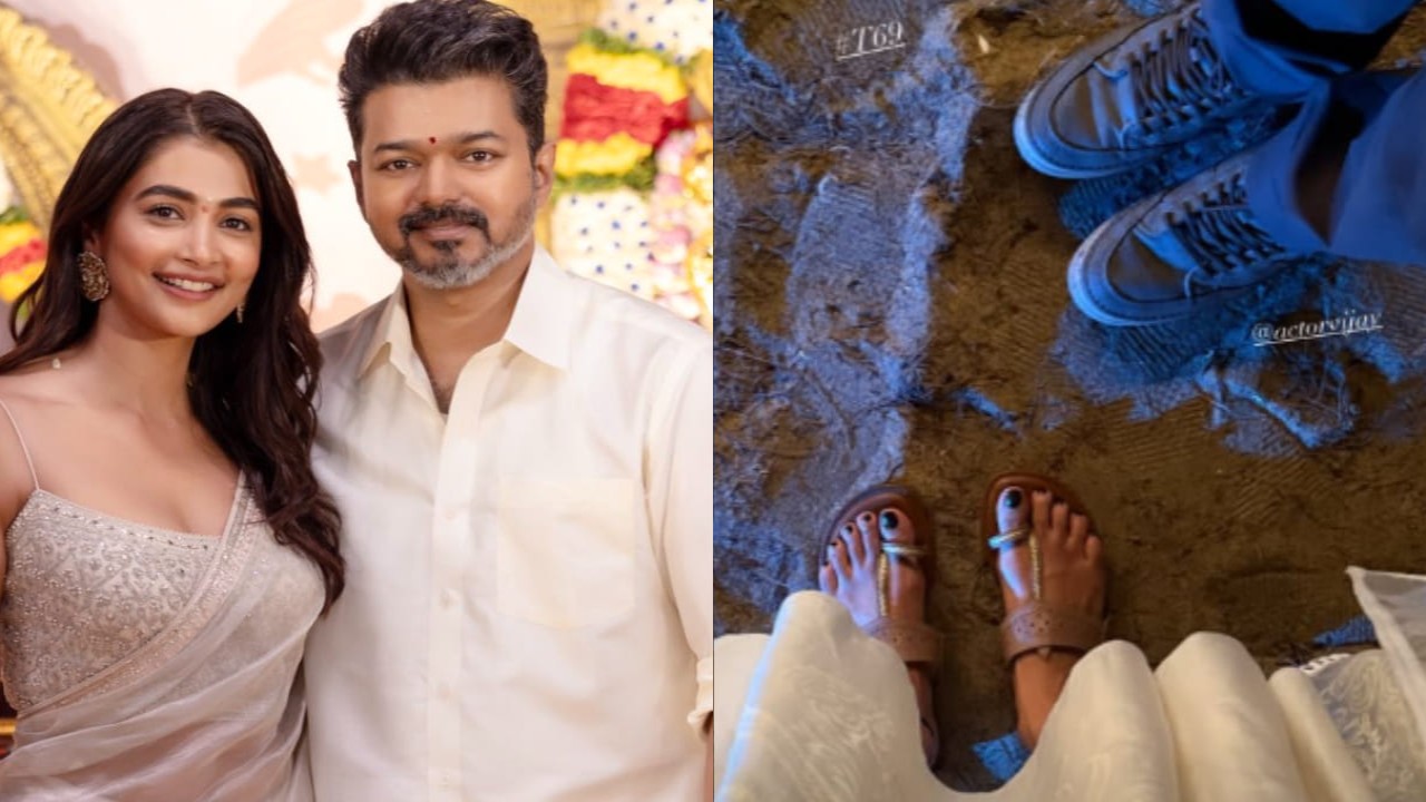 Thalapathy 69: Vijay and Pooja Hegde shoot at beach location before wrapping up film's 2024 schedule; SEE PICS