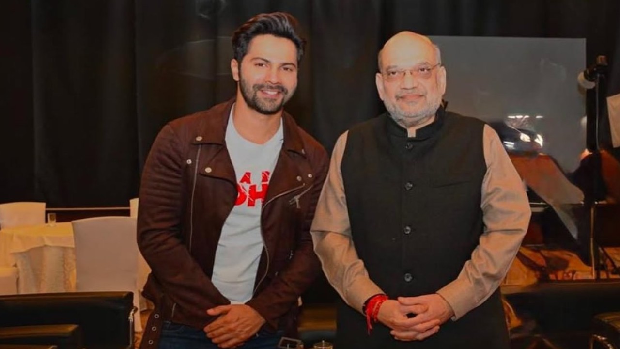 Varun Dhawan is all smiles as he meets Home Minister Amit Shah; Baby John actor pens ‘Inke saame to hum sab…’