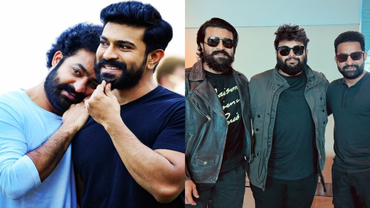 Jr NTR attends US event for Ram Charan's Game Changer; don't miss their pic full of swag