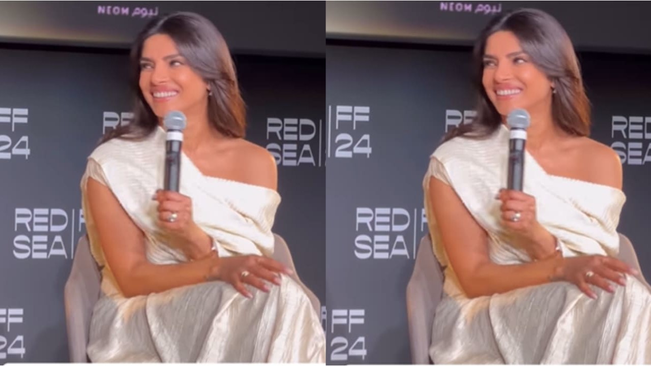 Priyanka shines at the Red Sea Film Festival in bold white gown; her aura is iconic