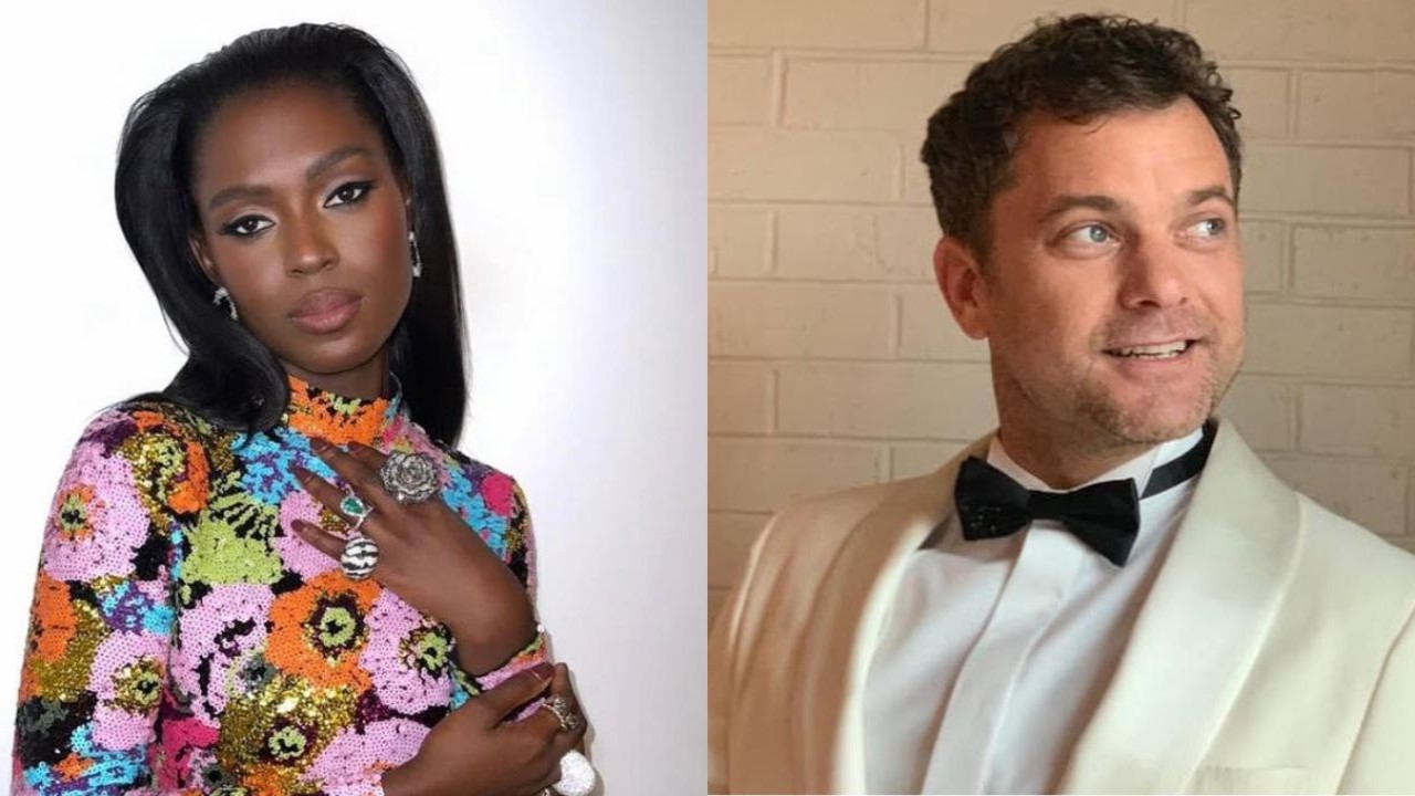 Jodie Turner- Smith and Joshua Jackson (CC: Instagram)