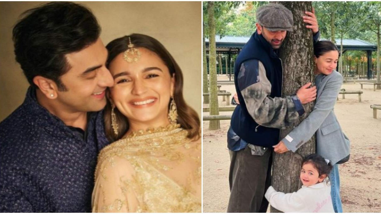 Alia Bhatt and Ranbir Kapoor's daughter Raha gets sweet kiss from mom on football ground, dad carries her in his arms; VIRAL VIDEO