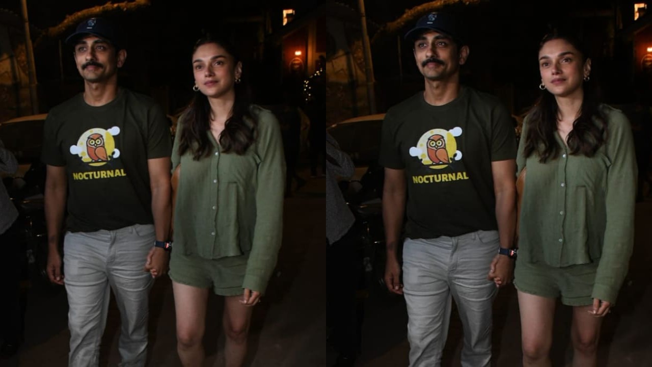 Aditi Rao Hydari’s olive green co-ord set is what you need for casual with your partner