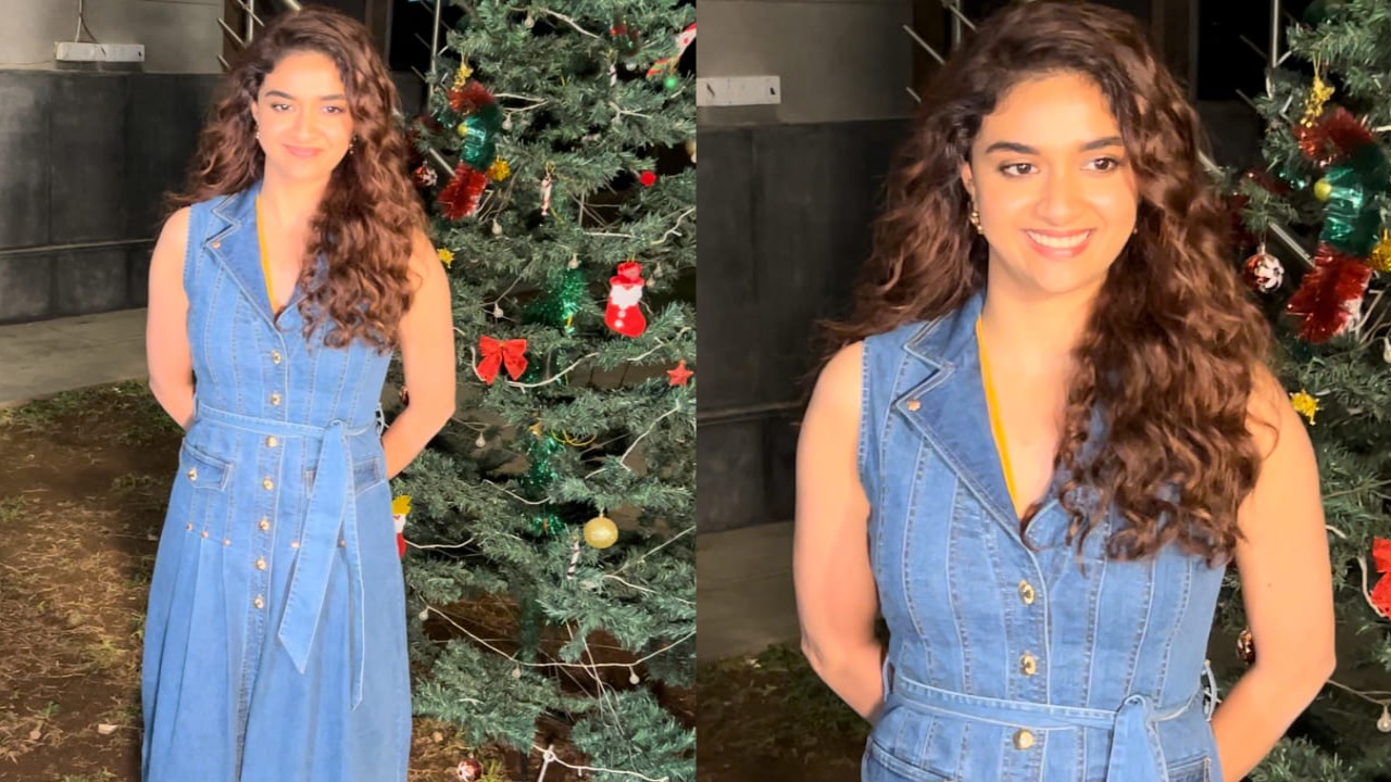 Keerthy Suresh’s Rs 9,000 denim dress is the ultimate mix of casual charm and style; a perfect addition to your date night wardrobe