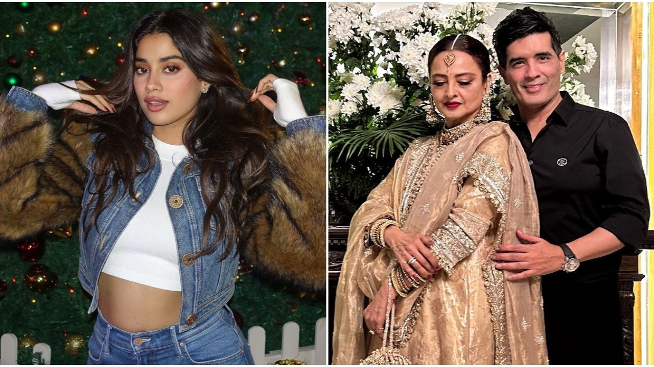 Janhvi Kapoor says, ‘I should have been there’ as Rekha and Manish Malhotra welcome New Year 2025 together