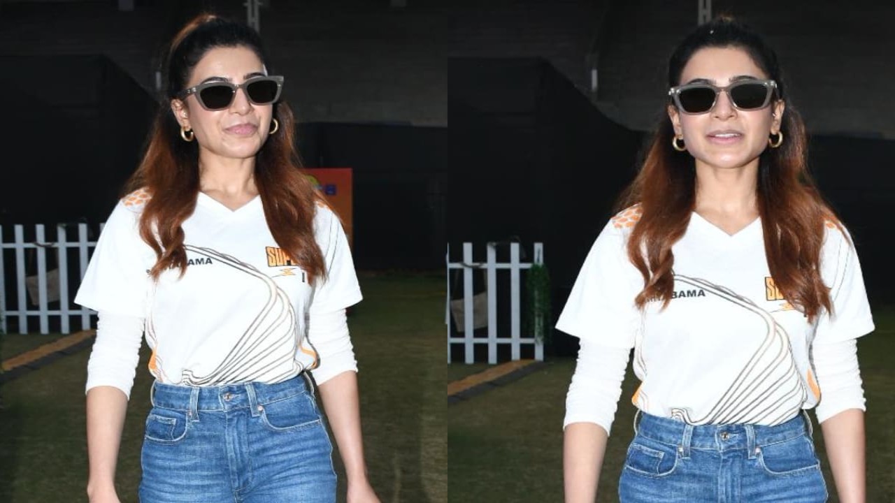 Samantha Ruth Prabhu shows off her cool-girl vibe in a casual top with denim jeans