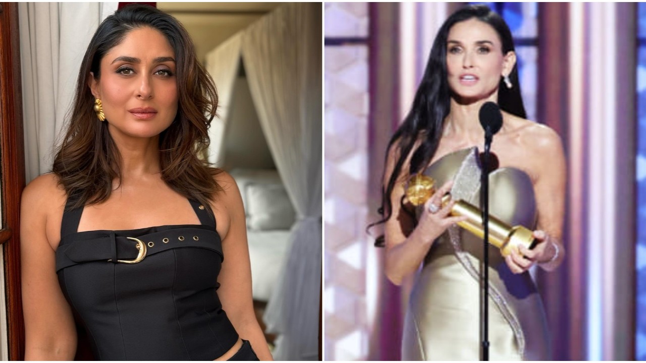 Kareena Kapoor Khan is all heart for ‘queen’ Demi Moore’s inspiring speech as she takes home Best Actress trophy at Golden Globes 2025