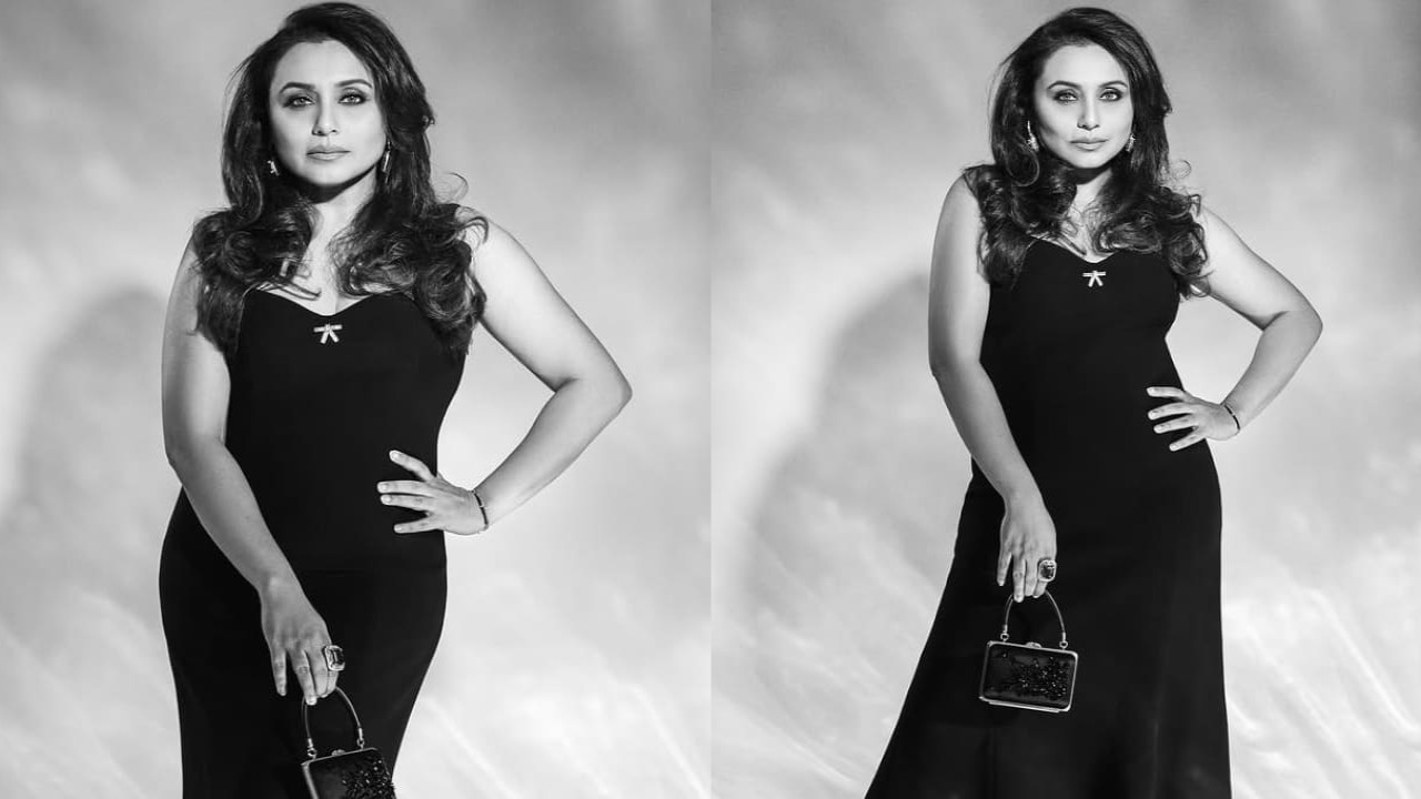 Rani Mukerji's flirty black Prada dress & bag are fierce, fabulous and priced at Rs 6.14L 