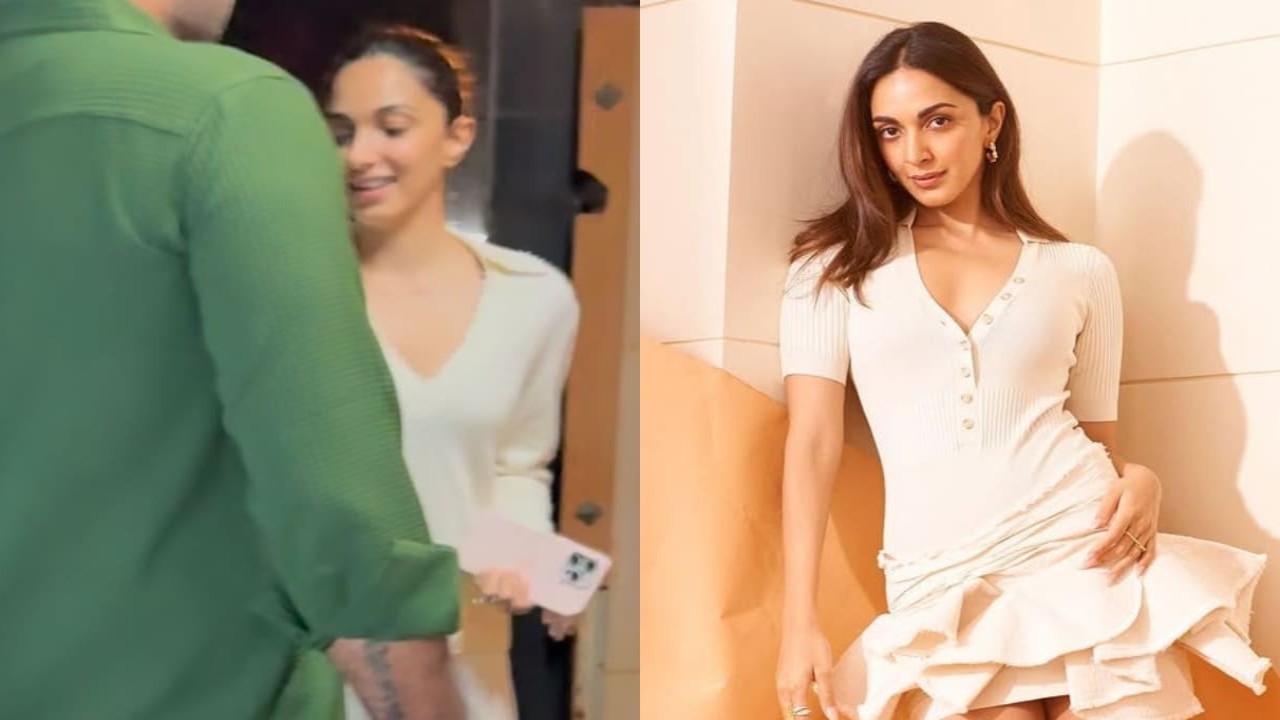 Kiara Advani brings monochrome magic to her casual outing in white-on-white outfit and no makeup look; it’s simple yet elegant 